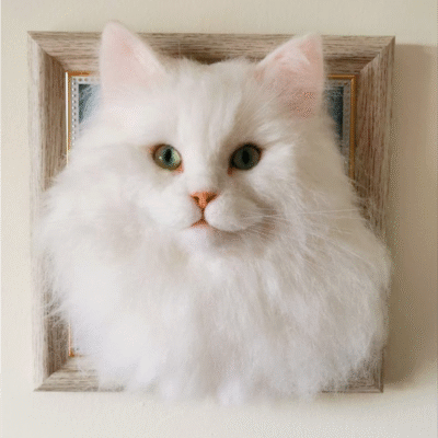 Framed Pet Portrait-Cat & Dog